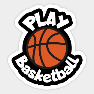 Play basketball Sticker